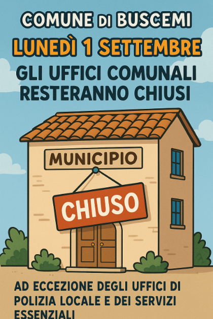 Chiusura Uffici Comunali Chiusura Uffici Comunali